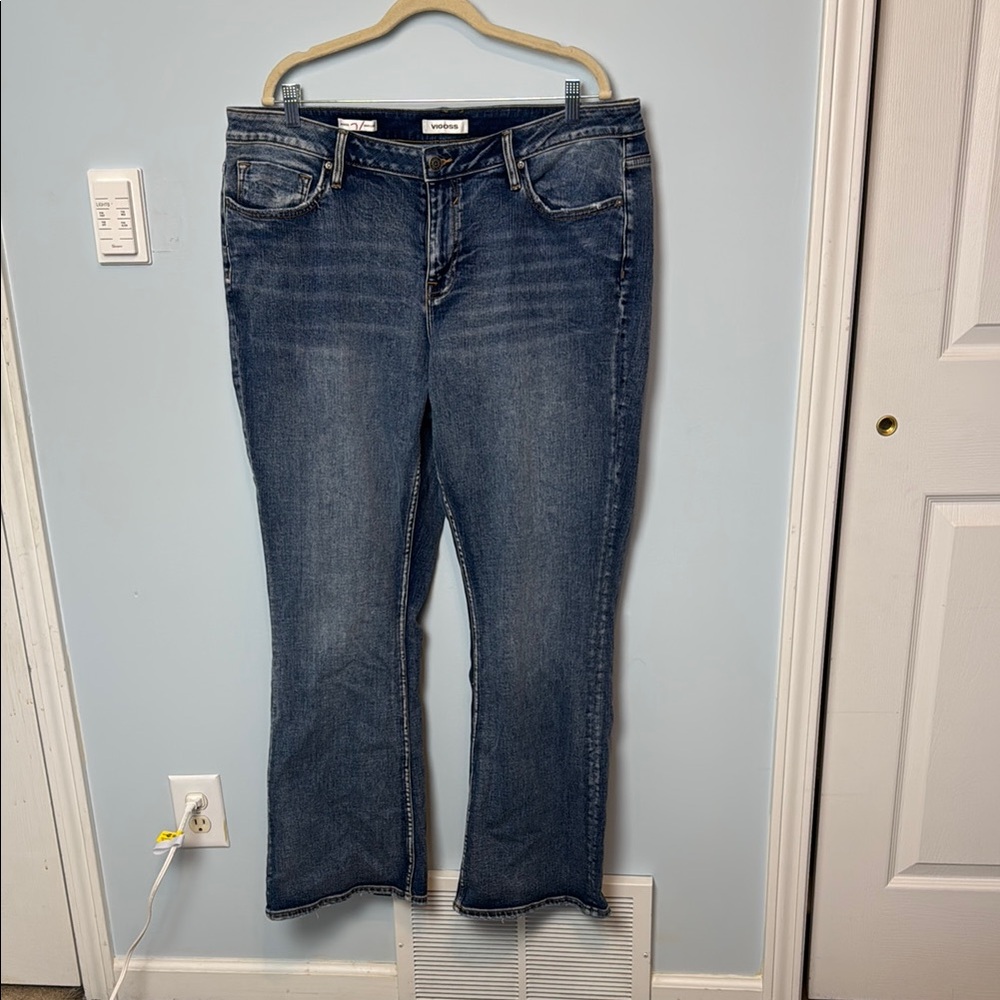 Vigoss Medium Blue Flare Jeans